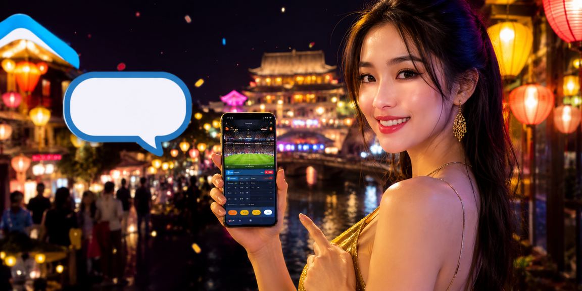 Người dùng đăng nhập tài khoản casino trên điện thoại di động tại chợ đêm Huế
